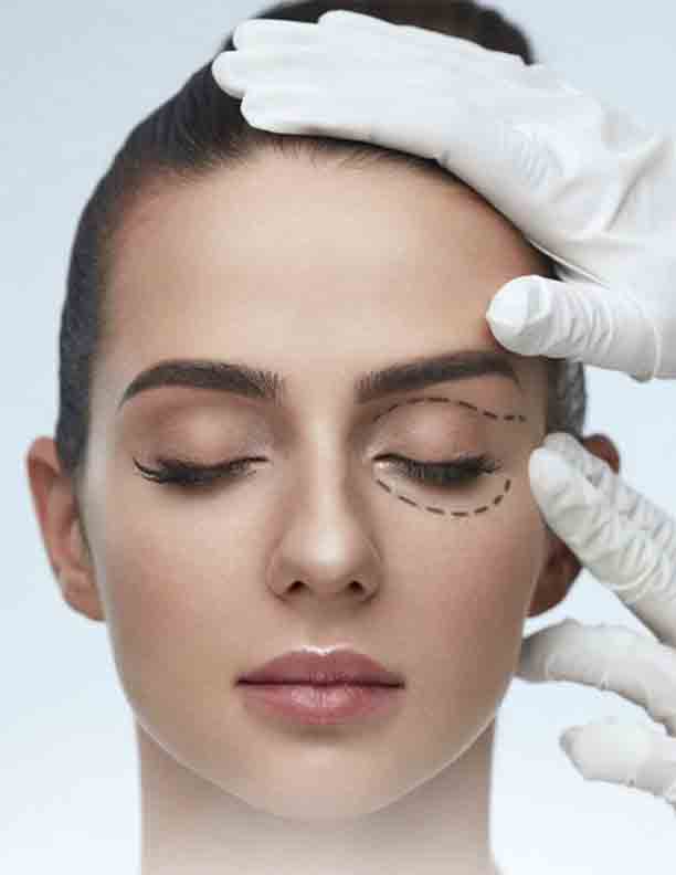 kosmetischen Augenlidchirurgie